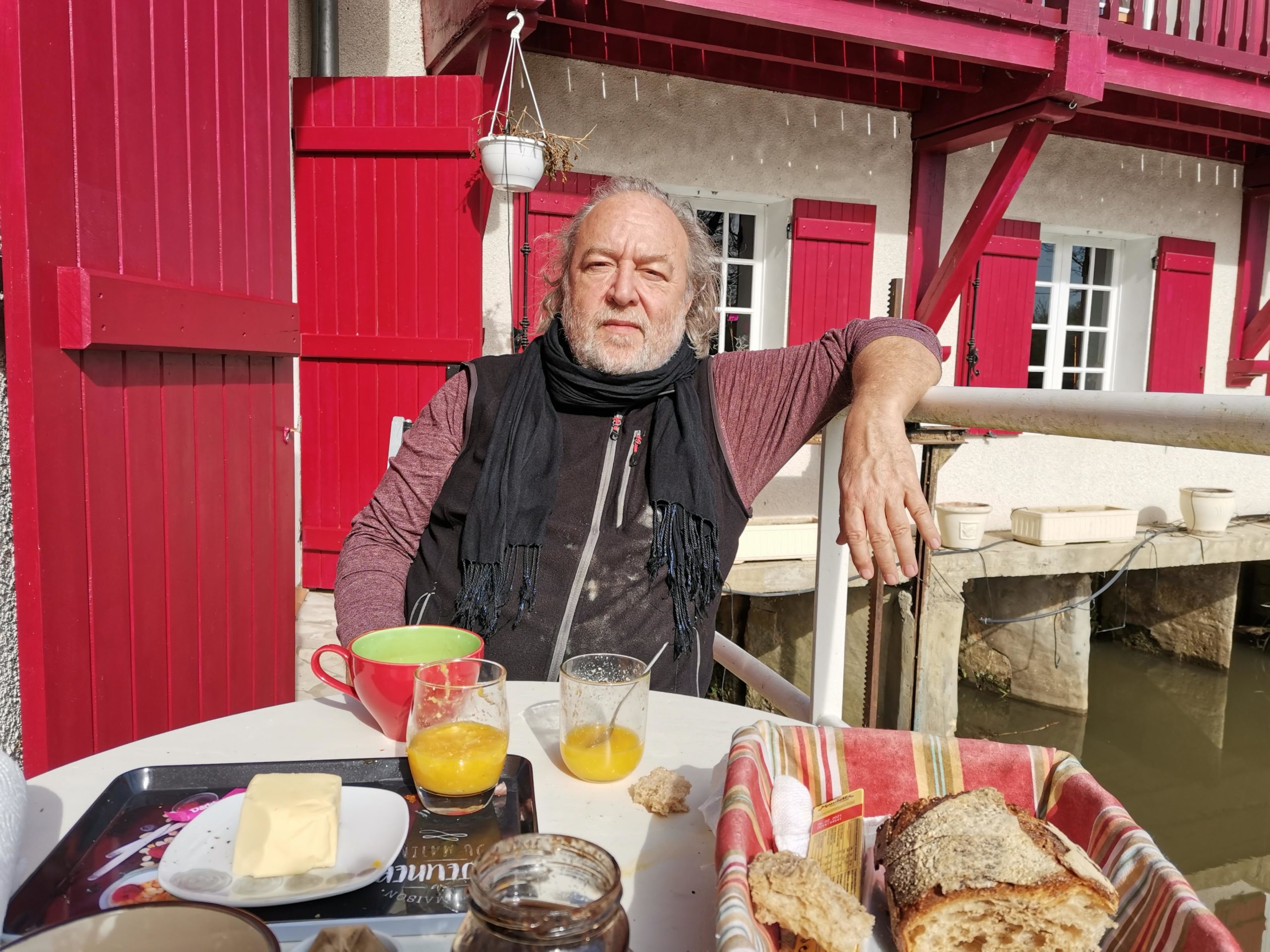 Jean Pierre co propriétaire du Moulin avec Odette